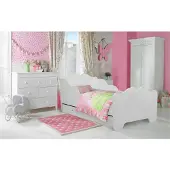 ADRK Furniture Casimo II, Lastensänky, valkoisen värinen