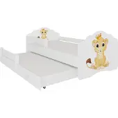 ADRK Furniture Lastensänky Casimo II, valkoinen