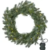 Star Trading Greyland IP44 55cm paristokäyttöinen led havukranssi