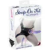 You2Toys - Strap-on dildosetti - kaksiosainen dildosarja