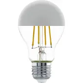 Eglo LED-lamppu A60 Standard Top-sail 7.3W/827 806 lumen clear/chrome E27