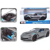 Adlibris Composite model Corvette Grand Sport 2017 1:24 grey