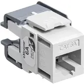 Leviton Extreme cat 6a utp jack 110-style - white