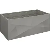 Biohort Viljelypenkki 2 x 1 X-Design metallinen kvartsinharmaa