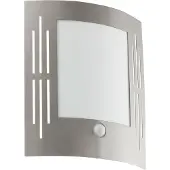 Eglo 88144 - Ulkoseinävalaisin anturilla CITY 1xE27/15W/230V IP44