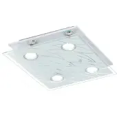 Eglo 13674 - LED-kattovalaisin FARELLA 4xGU10/3W/230V