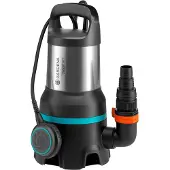 Gardena Dirty Water Pump 25000, 1100 W, AC, 1,1 bar, 25000 l/h, IPX8, Musta