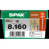 Spax HiForce Wirox T40 leveäkanta ruuvi