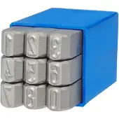 Beta Tools Numeromestisarja 100040K0; 4 mm; 9 kpl.
