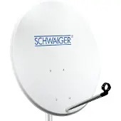 Schwaiger SPI992011, 37,8 dBi, 5 - 90°, Harmaa, Alumiini, Muovi, Terästä, 72 cm, 820 mm