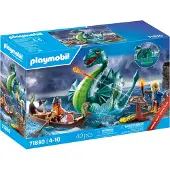 Playmobil Viikinkifiguuri Merihirviöllä