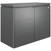 Biohort Highboard säilytyslaatikko 160 cm harmaa