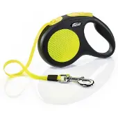 Flexi New Neon Tape M, 5 m / max. 25 kg, Keltainen