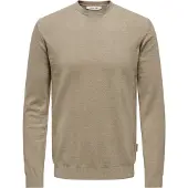 Only & Sons Neulepaita 'ONSLoui' tummabeige