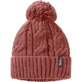 Jack Wolfskin Pompom Beanie - Red - ONE SIZE