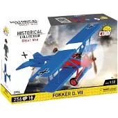 COBI Fokker D.VII plane made of construction blocks with a pilot figure 256 elements 1:32 (-2994)