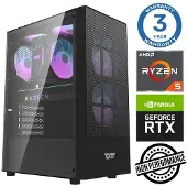 INTOP Tietokone Ryzen 5 5600X 16GB 250SSD M.2 NVME RTX3050 6GB no-OS