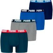 Puma Men Everyday Boxer 4P Ecom - Blue - S