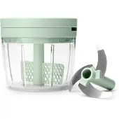 Brabantia Tasty+ manuaalinen ruoanlaittohakkuri, vaaleanvihreä