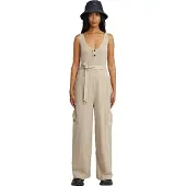 G-Star Overdyed Utility Loose Jumpsuit - Beige - Women