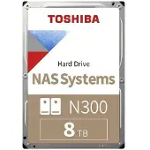 Toshiba N300 HDWG780EZSTA NAS-kiintolevy 8 TB 3,5" SATA III 7200 RPM 512 MB