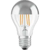 Osram LED -lamppu Normaali Top peilattu 6,5W/ 827 (50W) E27. Himm.eä.