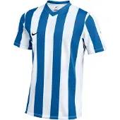 Nike Pelipaita Dri-fit Striped Division V - Valkoinen/sininen/musta, koko Small