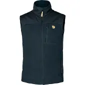 Fjällräven Men's Buck Fleece Vest Dark Navy Vuorettomat liivit XS