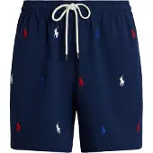 Ralph Lauren 5.75-Inch Traveler Classic Swim Trunk - Navy - M