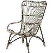 Sika-Design Monet nojatuoli keinorottinkia Moccachino