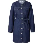 ONLY Onlminnie No Collar Belt Denm Dress - Navy - XS
