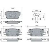 Bosch Jarrupalasarja (4kpl), levyjarru 0 986 460 153