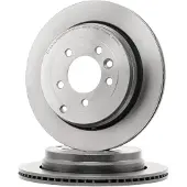 Brembo Jarrulevy 9887431 takana, tuuletettu, erittäin hiilihappoinen, 1 Kappale