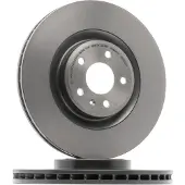 Brembo Jarrulevy 09B03911 edessä, tuuletettu, erittäin hiilihappoinen, 1 Kappale