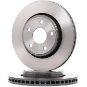 Brembo Jarrulevy 9580221 edessä, tuuletettu, 1 Kappale
