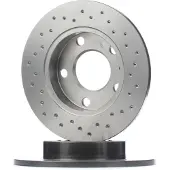 Brembo Jarrulevy 0891361X takana, rei'itetty, rei'itetty, täysi, 1 Kappale
