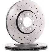 Brembo Jarrulevy 0970102X edessä, rei'itetty, tuuletettu, rei'itetty, 1 Kappale