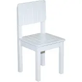 Roba Wooden Children's Chair - White - ONE SIZE