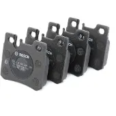 Bosch Jarrupalat Taka, 0 986 490 260 - Mercedes - W124, W210, W202, W201, Slk r170, C208, R129, W140