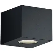 REALITY IMPORT Cordoba LED seinävalaisin 2x2W IP44 mattamusta