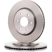 Brembo Jarrulevy 09B62810 edessä, tuuletettu, 1 Kappale