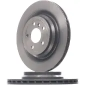 Brembo Jarrulevy 09A95911 takana, tuuletettu, erittäin hiilihappoinen, 1 Kappale