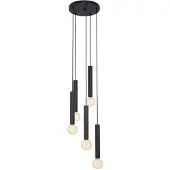 Eglo 98058 - Kattokruunu narulla CORTENOVA 5xE27/60W/230V