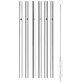WMF -pillit 18 cm, 6 kpl sarja, harjalla, ruostumaton teräs