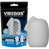 Vibeggs Blow Misty - värisevä munamasturbaattori (valkoinen)