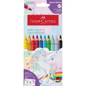 Faber-Castell Värikynät - Jumbo Grip - Vesiväri - 8+2 Sparkle - - OneSize - Värityssarjat