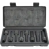 AWTOOLS Iskuhylsysarja AW38781BL; TORX; 1/2''; T30-T80; 8 kpl.