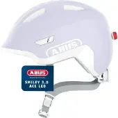 ABUS Smiley Ace Led Pyöräilykypärä, Pure Lavender