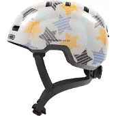 ABUS Pyöräilykypärä - Skurb Kid - Grey Tähdet - - 50-54 cm - Pyöräilykypärät
