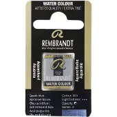 Taidepiste Rembrandt akvarelli 865 Sparkle Blue - 1/2 nappi